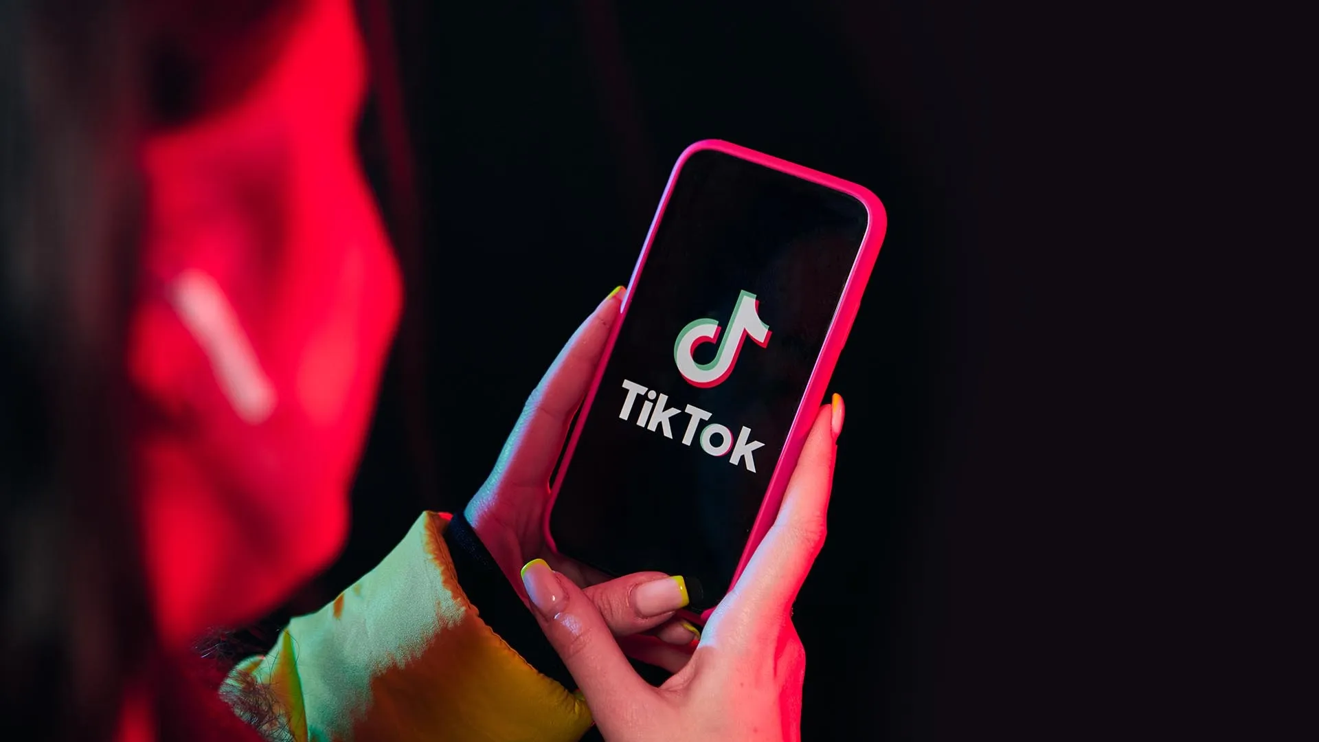 TikTok videos on phone screen
